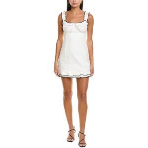 Maison Maar Womens  Mini Dress, White